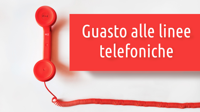 AGGIORNAMENTO - INTERRUZIONE DELLE LINEE TELEFONICHE COMUNALI